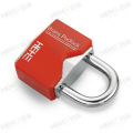 High Quality Colorful Plastic PVC Case Covered/Coated Rhombus Shape Iron Padlock